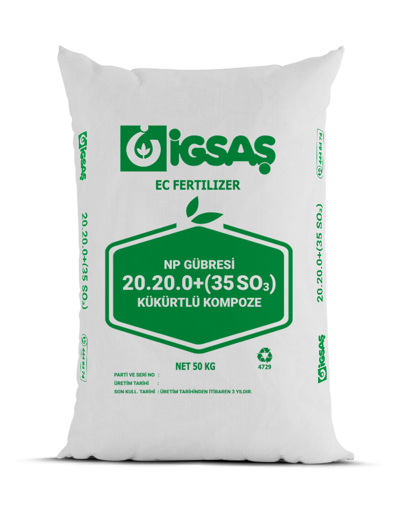 İGSAŞ 20.20.0+35 SO3 SULPHUR-COATED COMPOUND